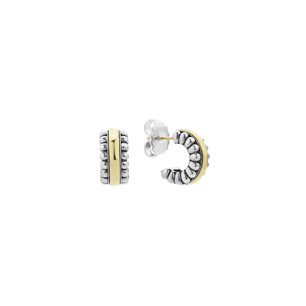Signature Caviar Hoop Earrings