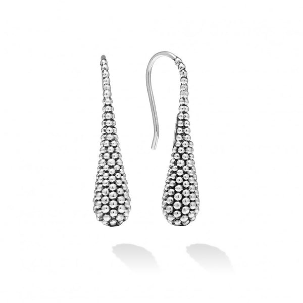 Signature Caviar Beaded Drop Earrings