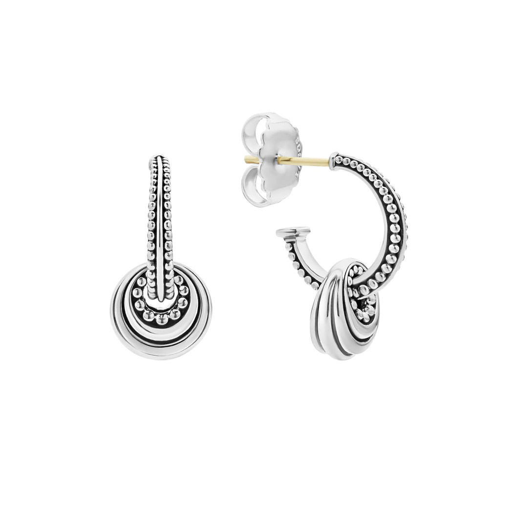 Signature Caviar Hoop Earrings