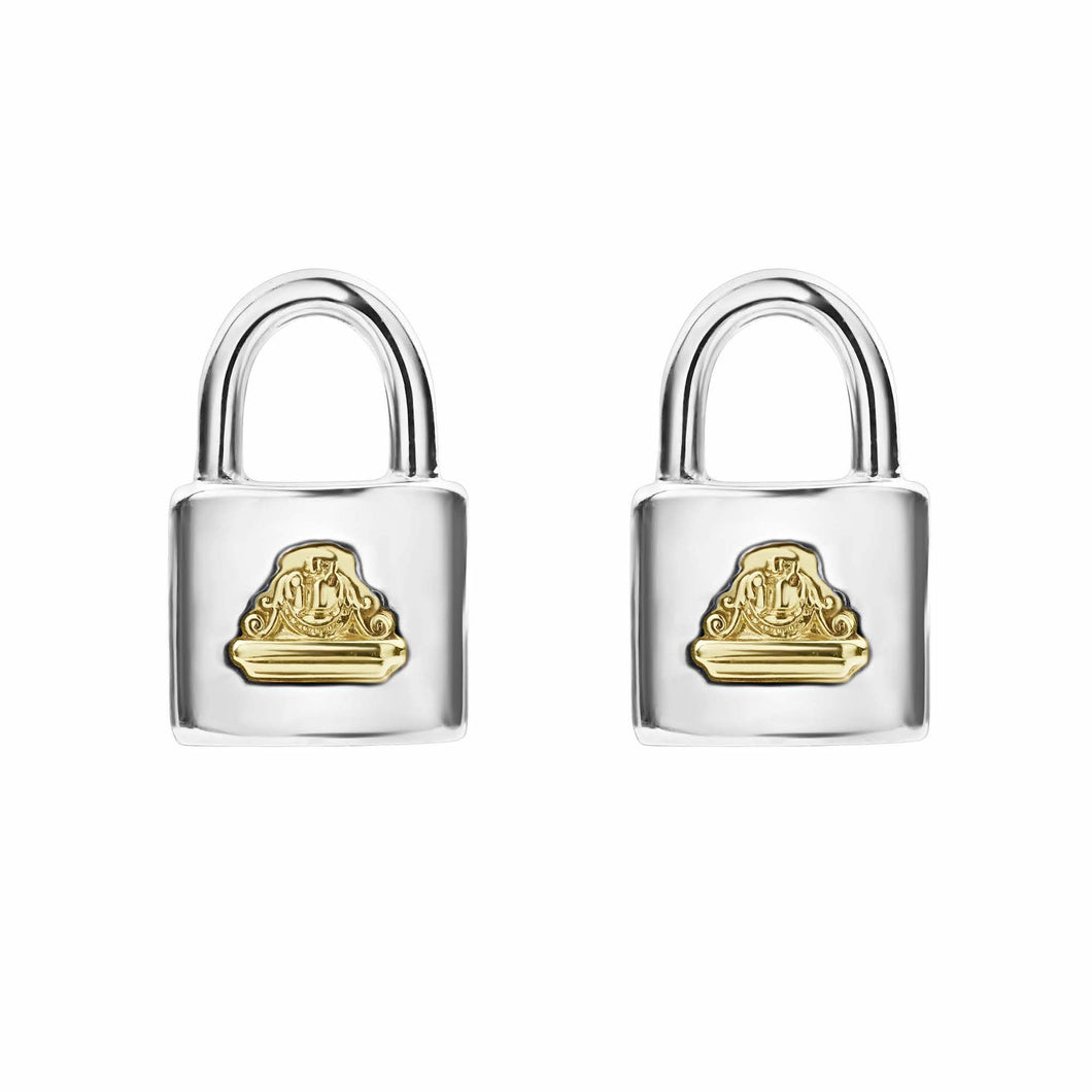 Beloved Lock Stud Earrings