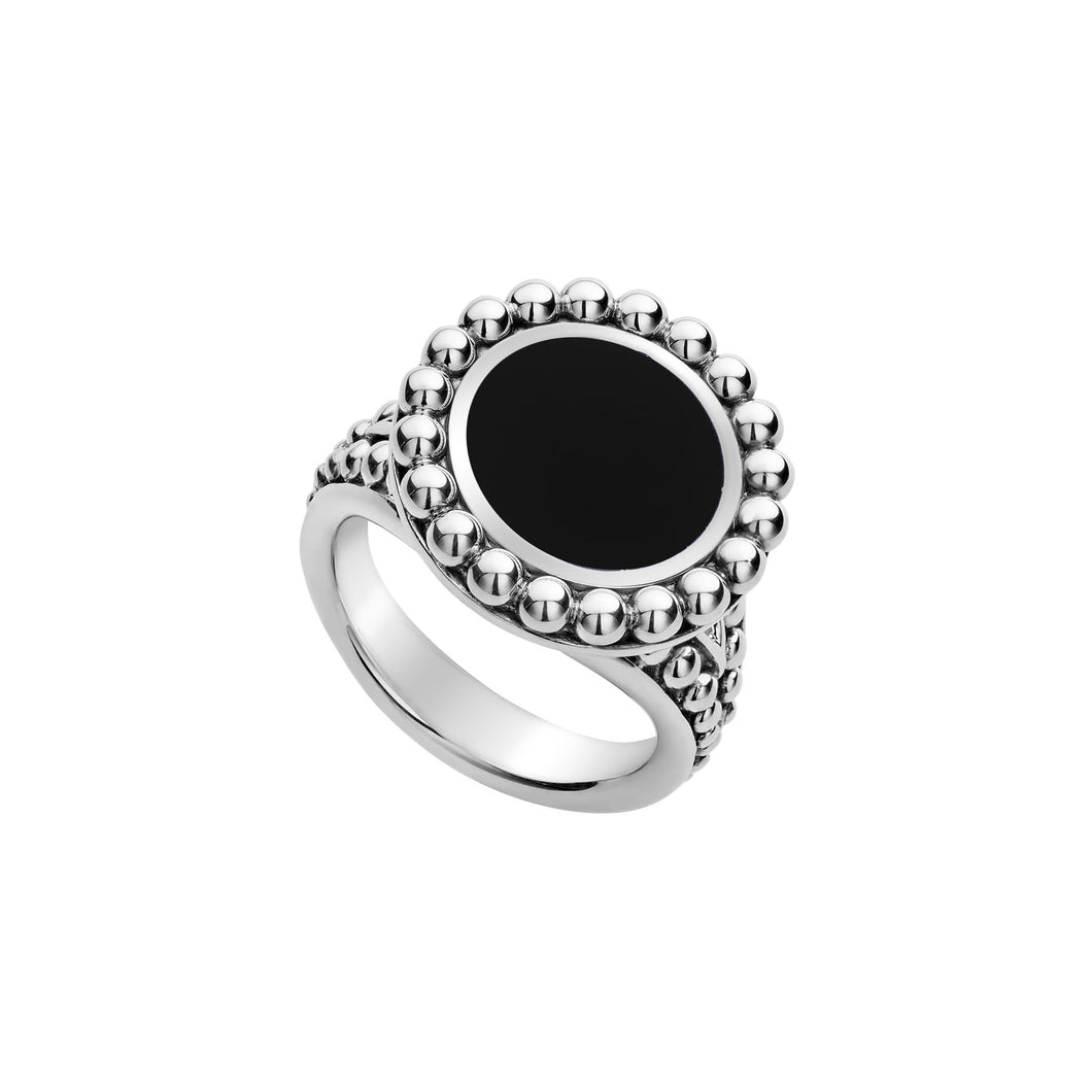 Maya Gemstone Ring Onyx