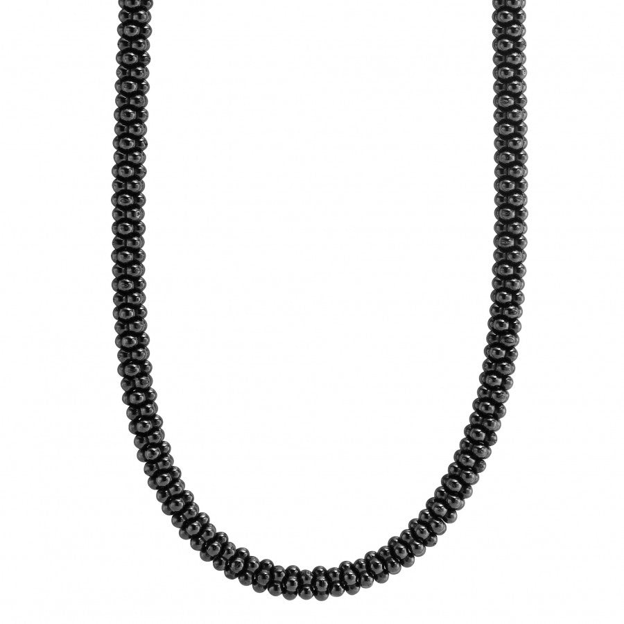 Black Caviar Beaded Necklace