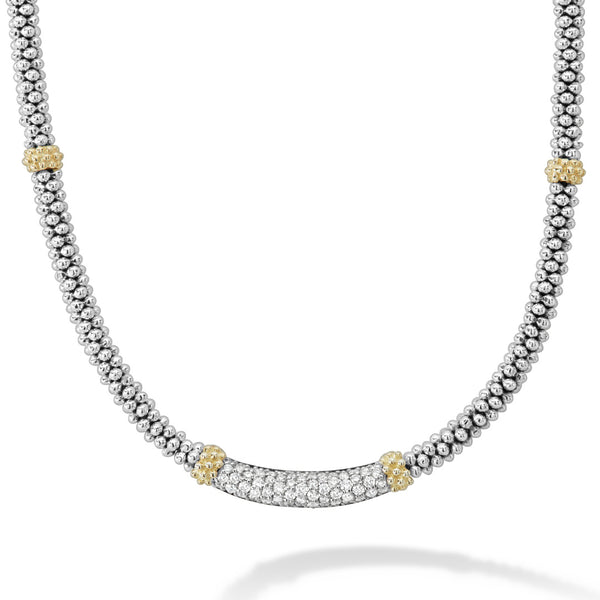 Caviar Lux 3mm Diamond Caviar Necklace