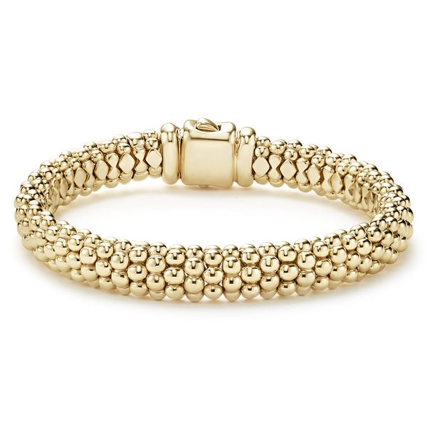 Caviar Gold 9mm Gold Caviar Bracelet
