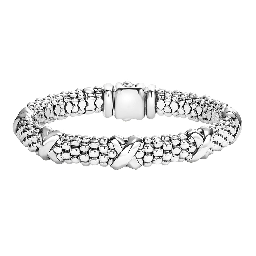 Signature Caviar Beaded X Bracelet