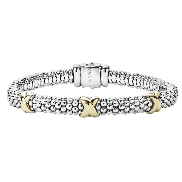 Signature Caviar Beaded X Bracelet