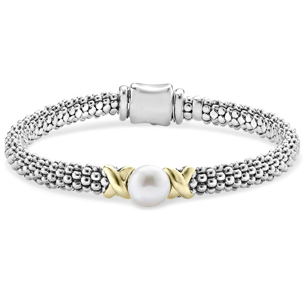 Luna Gold X Pearl Caviar Bracelet