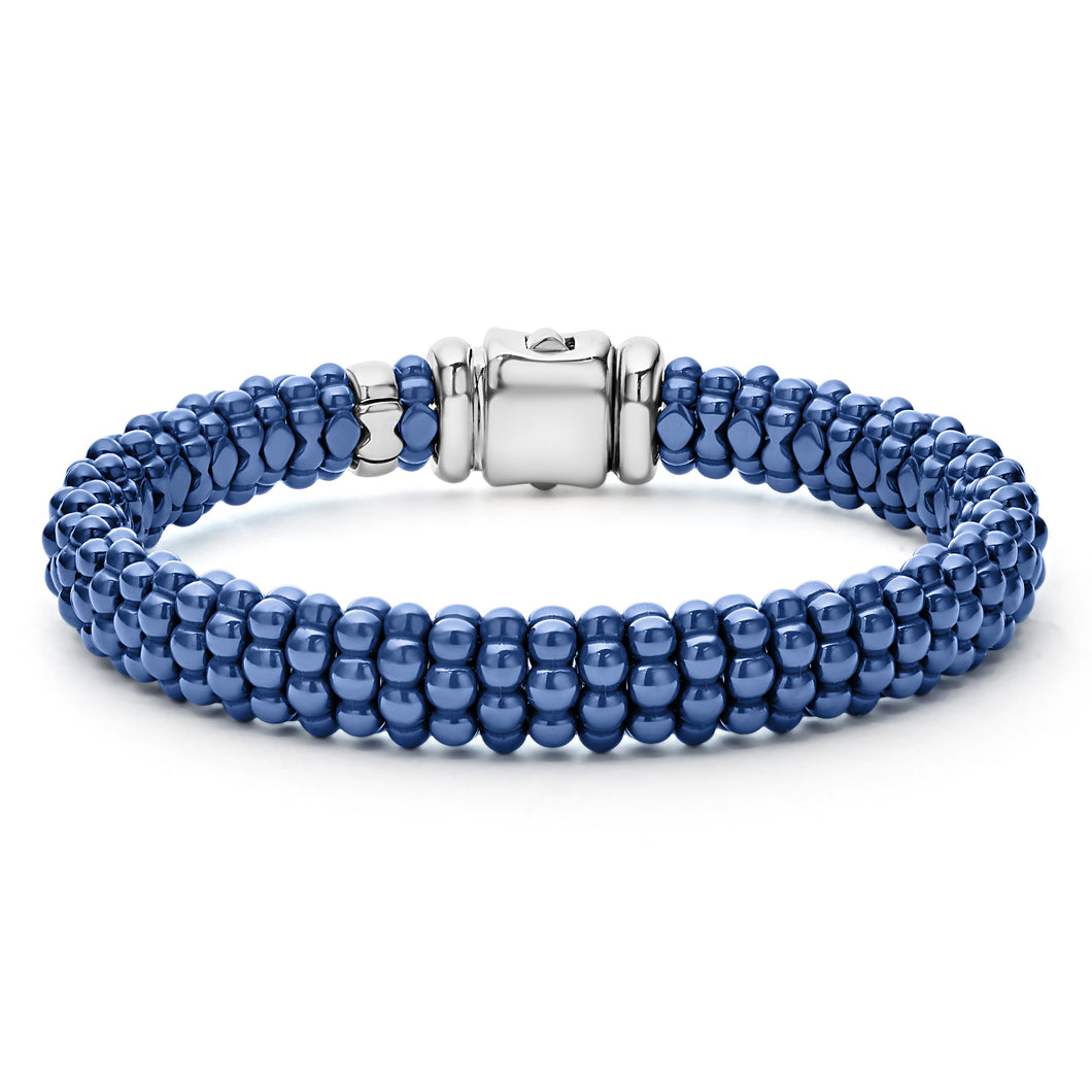 Blue Caviar Ceramic Beaded Bracelet