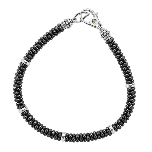 Black Caviar Beaded Bracelet
