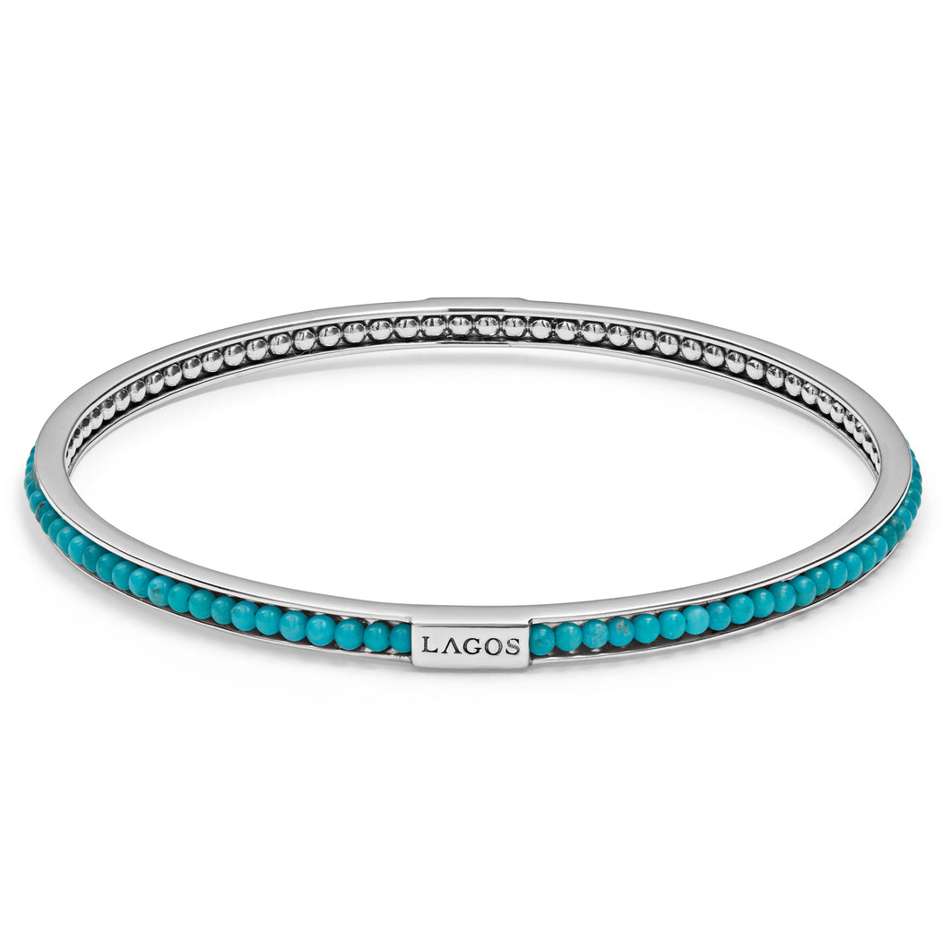 Caviar Icon Gemstone Bangle