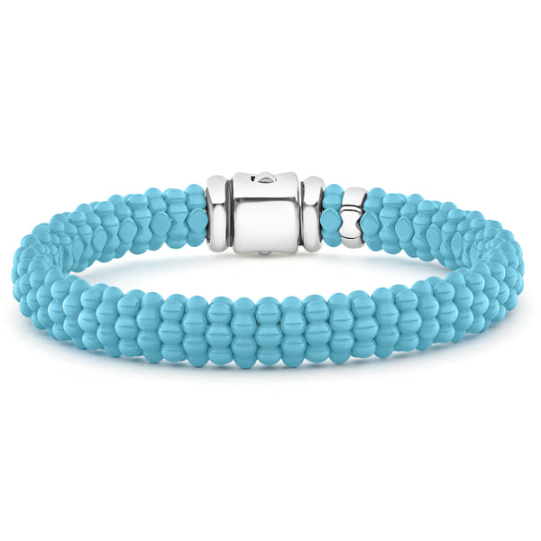 Blue Caviar Beaded Bracelet