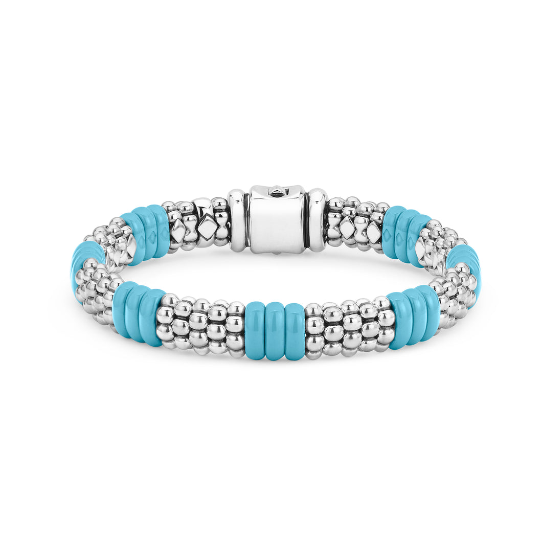 Blue Caviar Beaded Bracelet