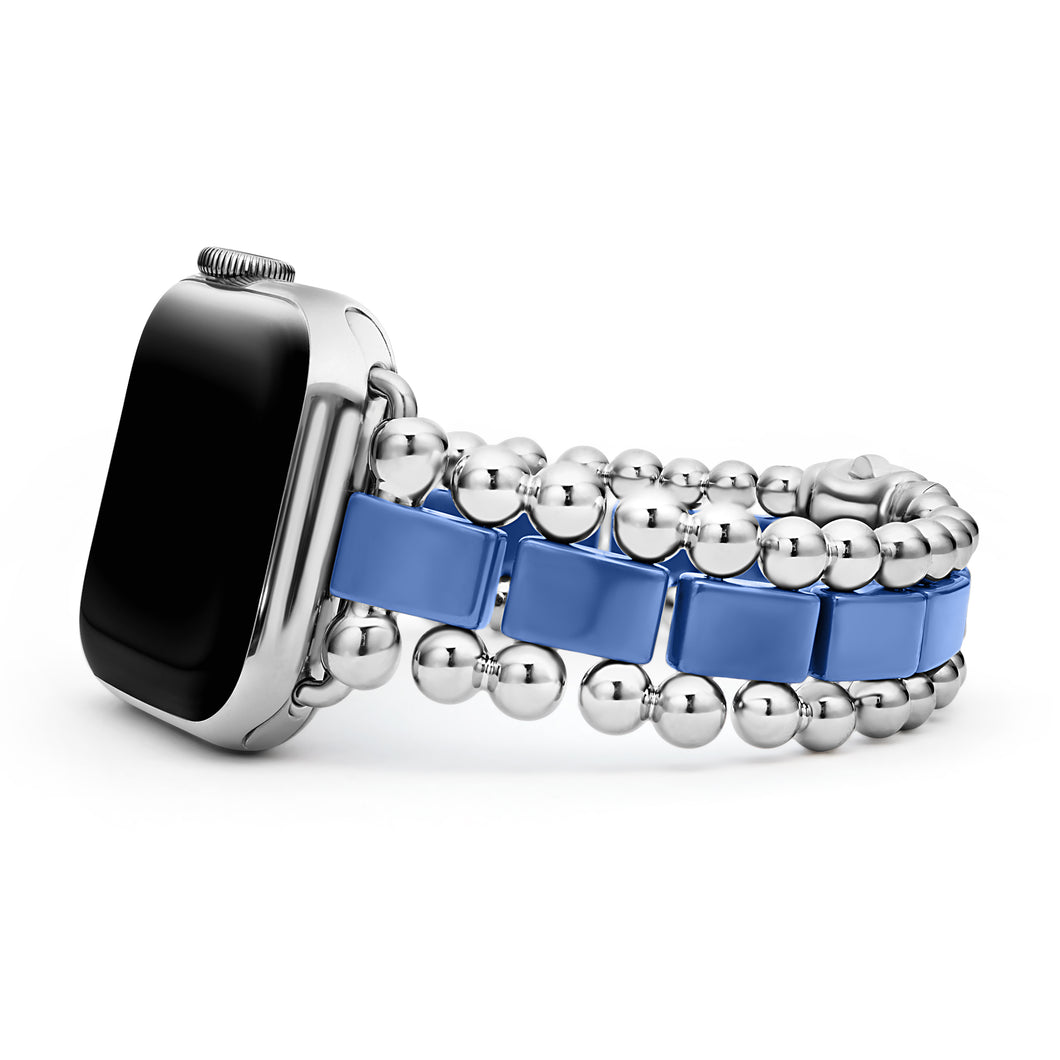 Smart Caviar Ultramarine Ceramic and Stainless Steel Watch Bracelet-38-45mm
