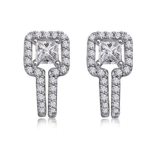 Diamond Earrings 14k White Gold  (0.83 ct. tw.)