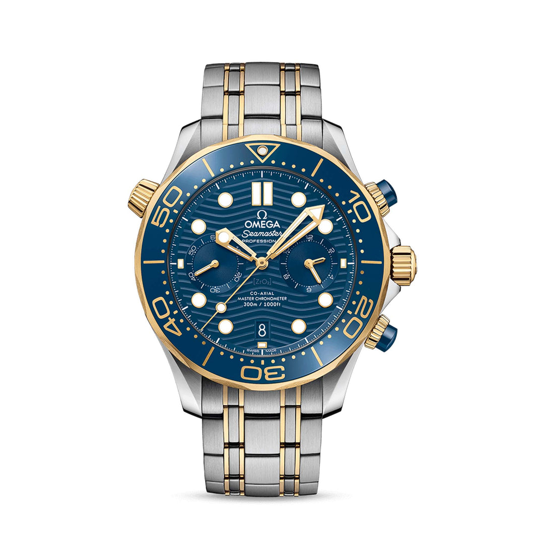 Seamaster Diver 300M Omega Co-Axial Master Chronometer Chronograph 44 MM
