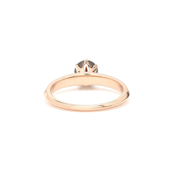 Man Made Solitaire Diamond Engagement Ring