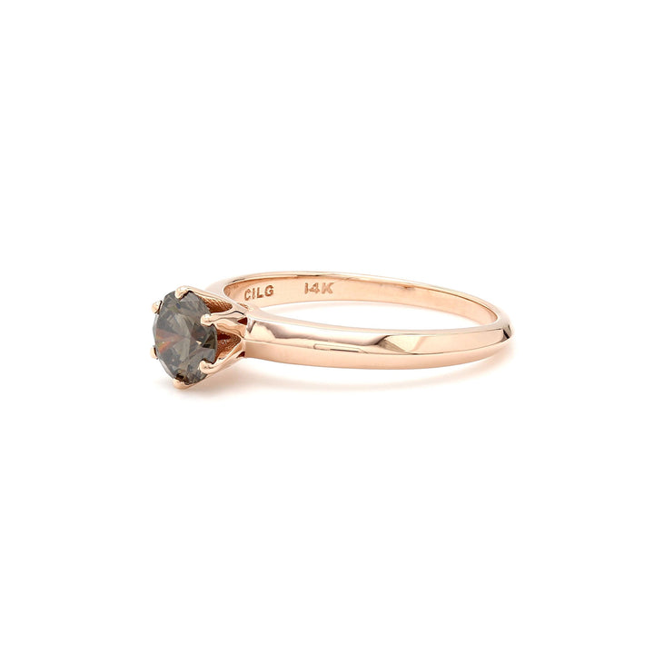 Lab Grown Solitaire Diamond Engagement Ring