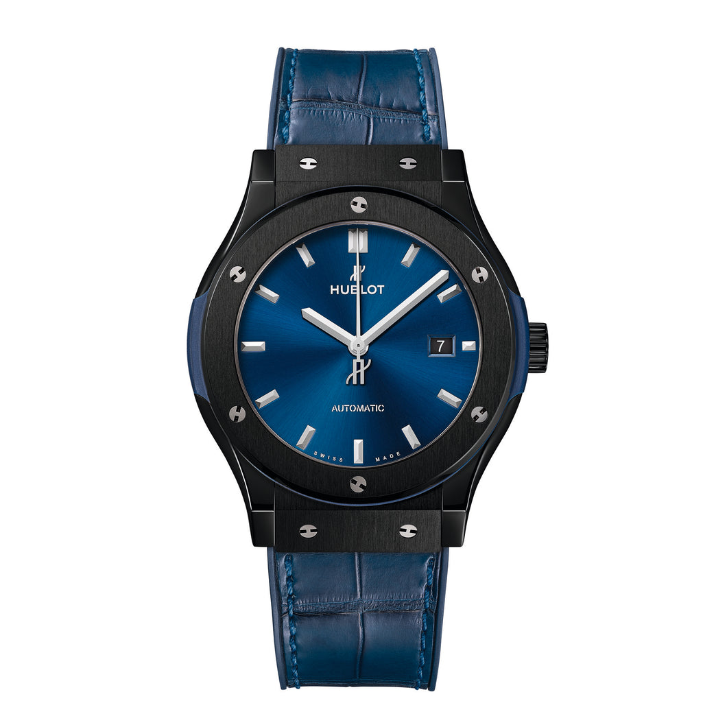 Classic Fusion Ceramic Blue 45 mm