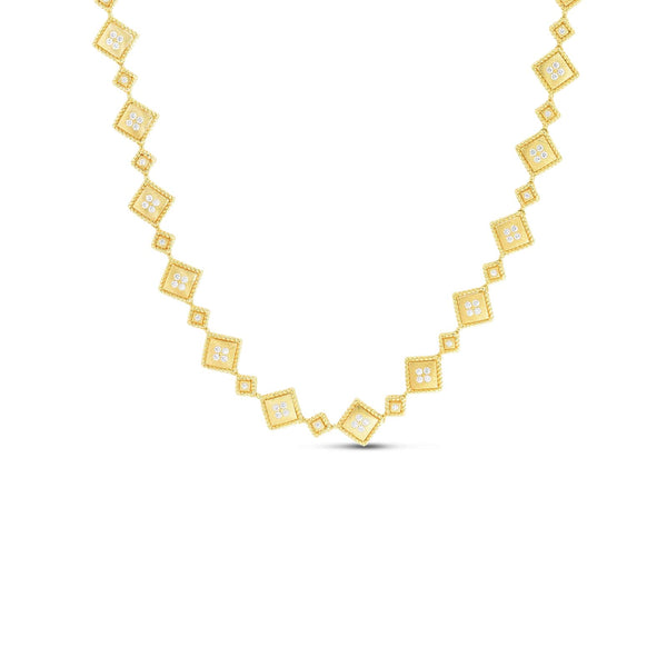 18K Palazzo Ducale Diamond Accent Satin Collar
