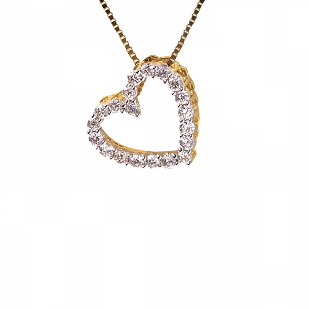 Diamond Heart Pedant