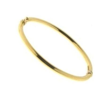 14K Yellow Gold High Polished Bangle