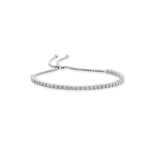 Adjustable Diamond Tennis Bracelet