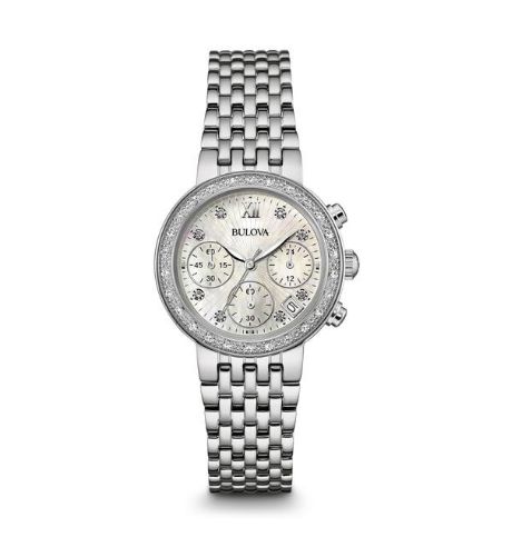 Women's Classic Diamond Chronograph Watch