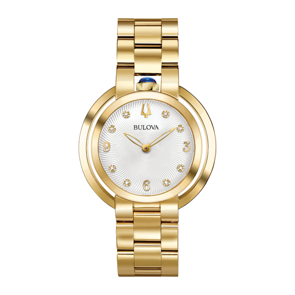 Bulova Rubaiyat Diamond Gold Ladies Watch – Little Switzerland display picture 3
