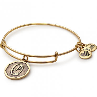 Initial Q Charm Bangle