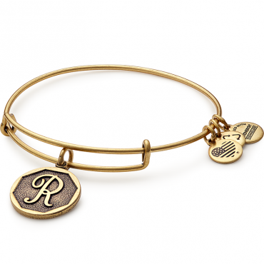 Initial R Charm Bangle
