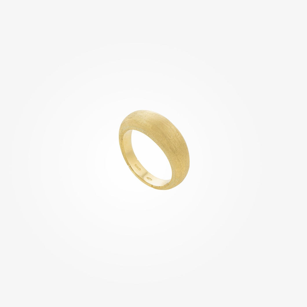 18K Yellow Gold Dome Band Ring