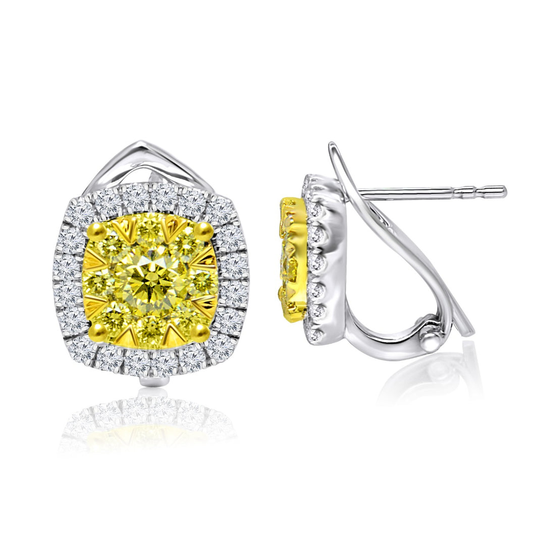 Fancy Yellow Diamond Earrings (1.75 ct. tw.)