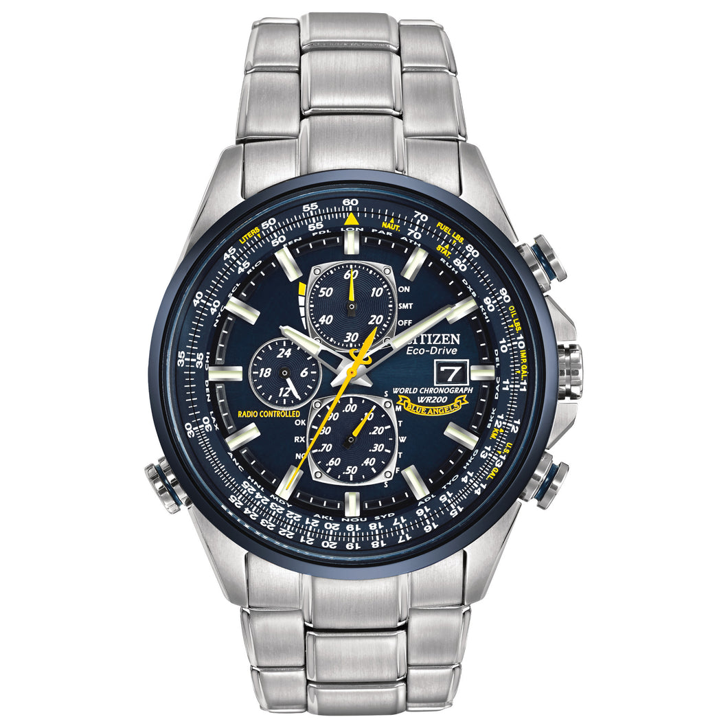 CITIZEN BLUE ANGEL WORLD CHRONOGRAPH A-T AT802054L