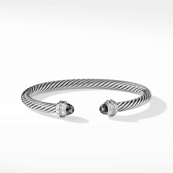 Bracelet with Hematine and Diamonds