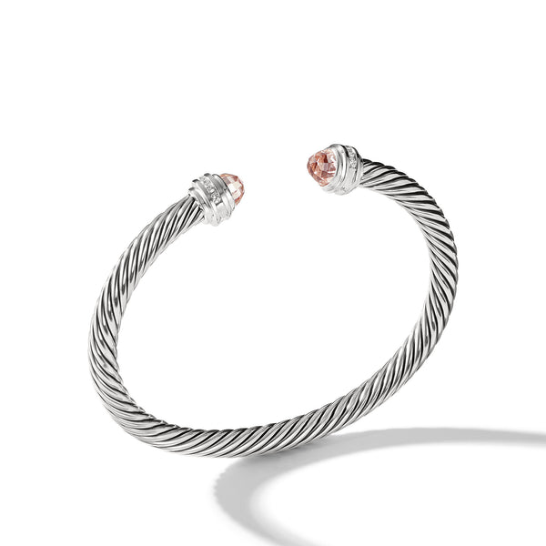 Bracelet with Morganite and Diamonds