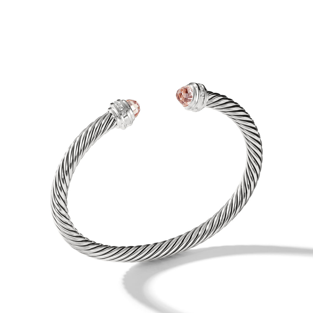 Bracelet with Morganite and Diamonds