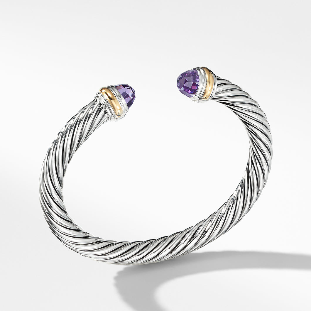 Bracelet with Amethyst and 14K Gold