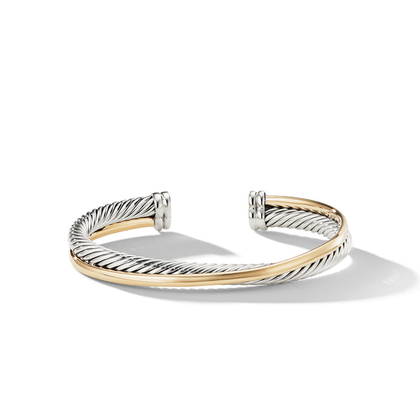 Crossover Cuff with Gold