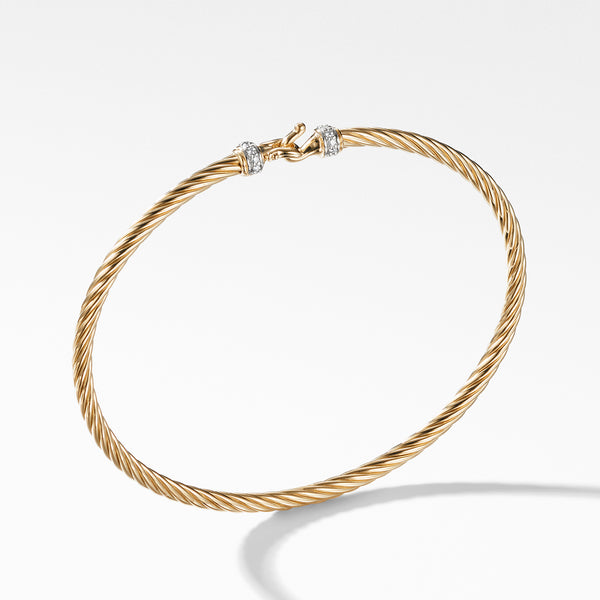 Cable Collectibles Buckle Bracelet in 18k Gold
