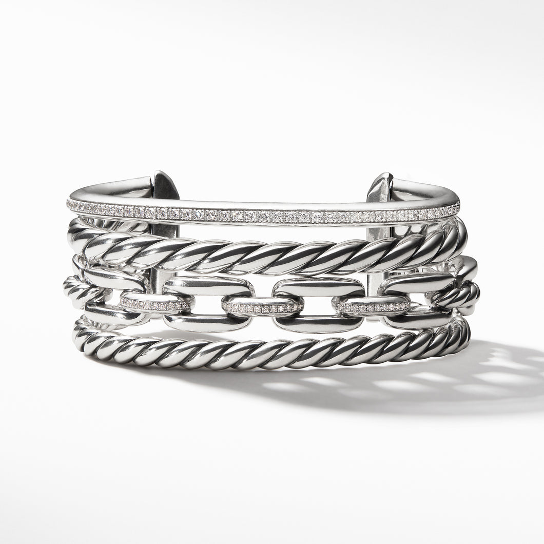 Wellesley Cuff with Diamonds, 27mm