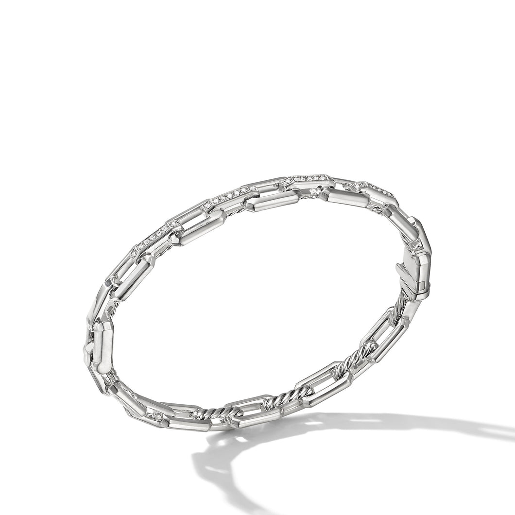 Stax Link Bracelet with Diamonds