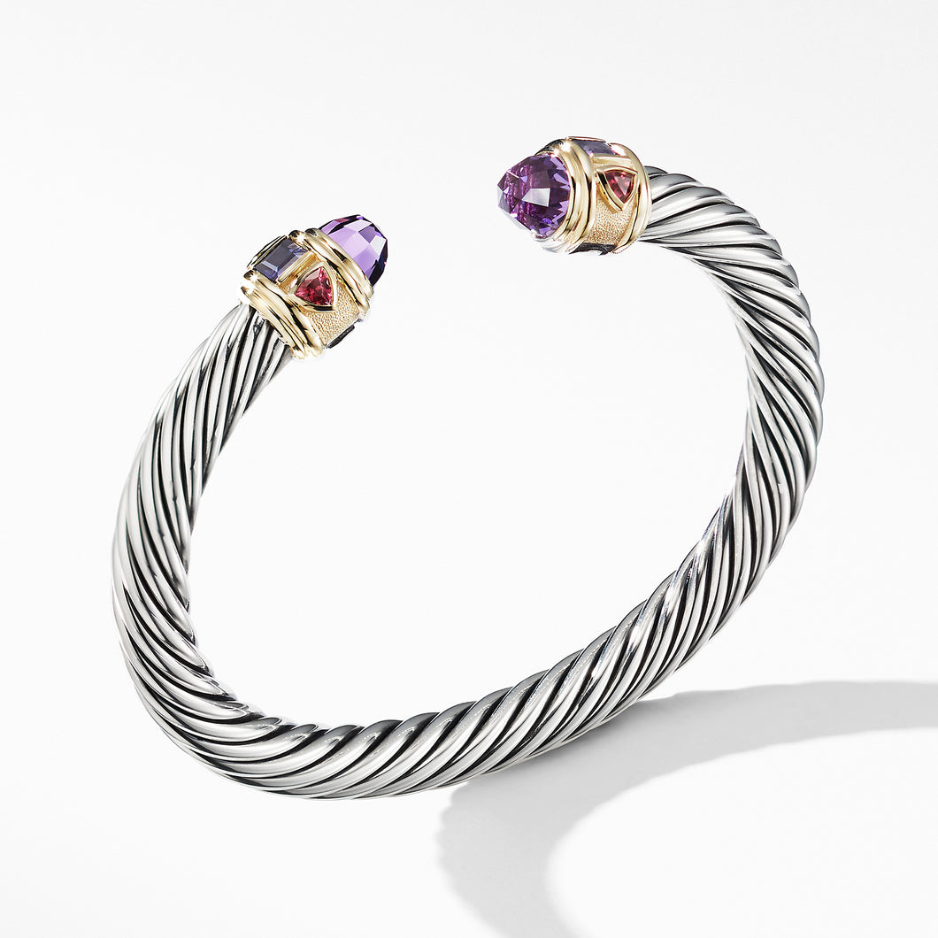 Renaissance Bracelet with Amethyst and 14K Yellow Gold