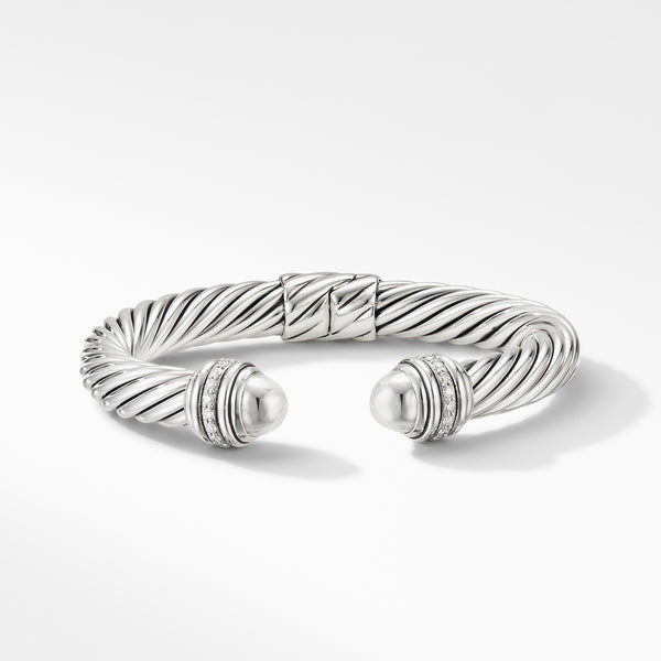 Cable Bracelet with Diamonds
