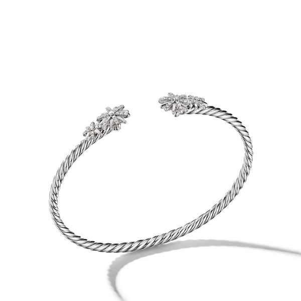 Starburst Open Cable Bracelet with Pave© Diamonds