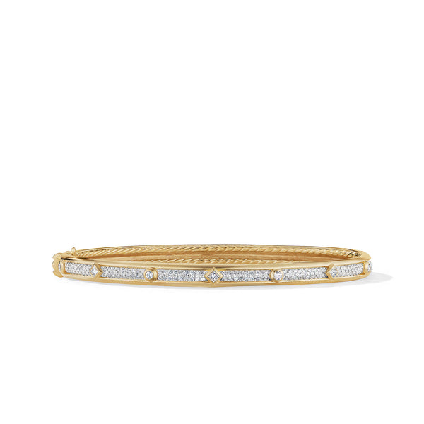 Modern Renaissance Bracelet in 18K Yellow Gold with Full Pave© Diamonds