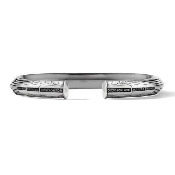Empire Cuff Bracelet with Pave© Black Diamonds