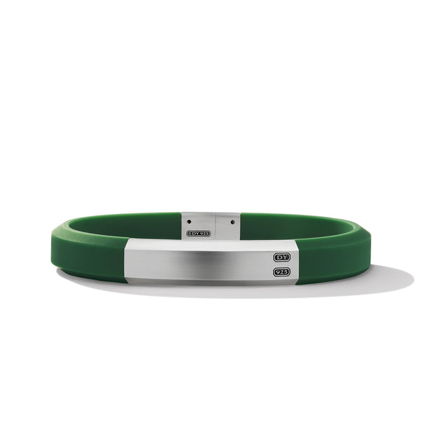 Streamline ID Green Rubber Bracelet