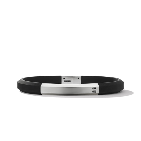 Streamline ID Black Rubber Bracelet