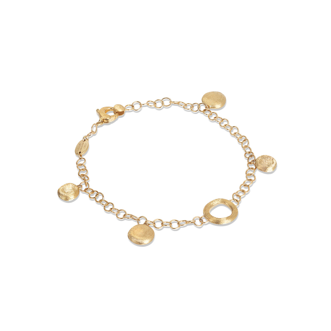 Jaipur Collection 18K Yellow Gold Charm Bracelet