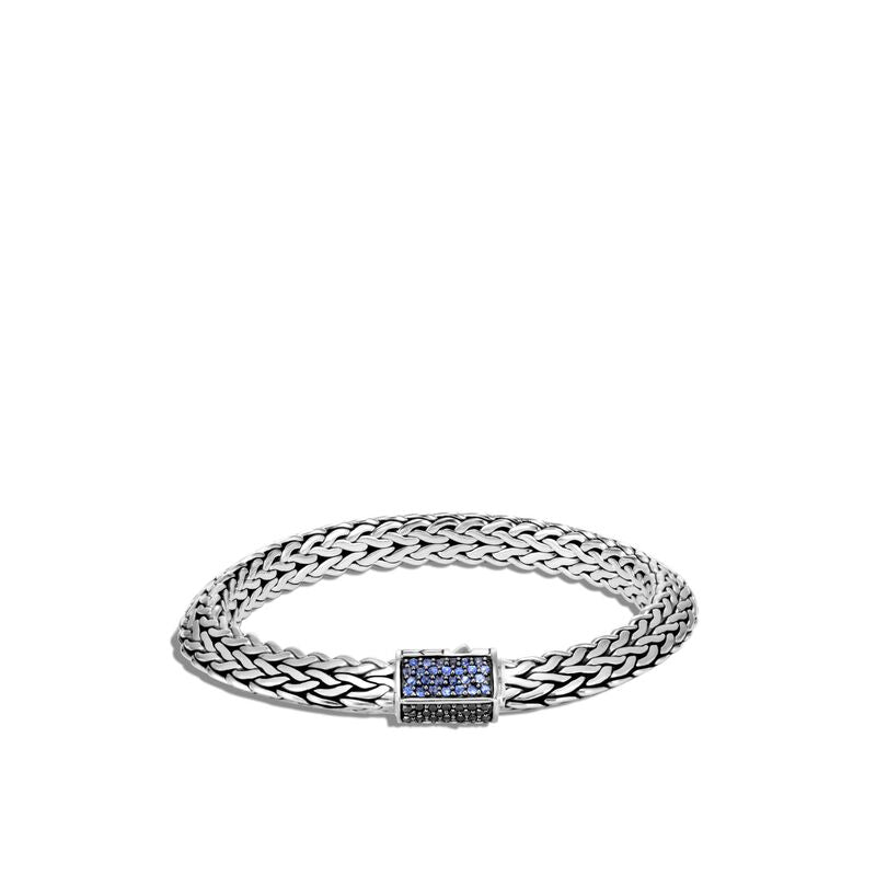 Tiga Chain Bracelet with Blue & Black Sapphire, Spinel